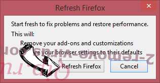WinThruster Firefox reset confirm