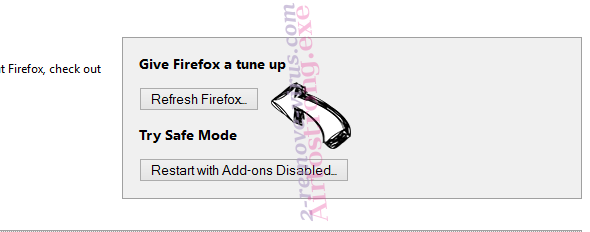 Search.Funtvtab.com Firefox reset