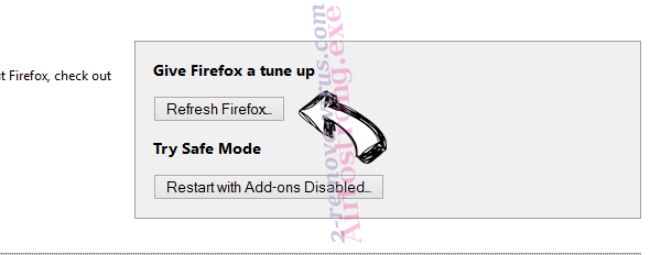 Search.directionsandmap.com Firefox reset