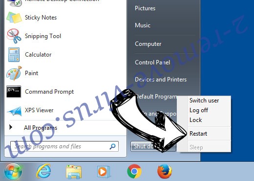 Windows 7 - restart