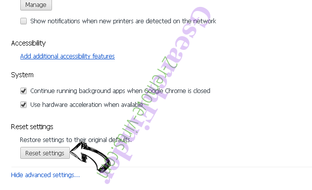 Yij.mauledconductance.com Chrome advanced menu