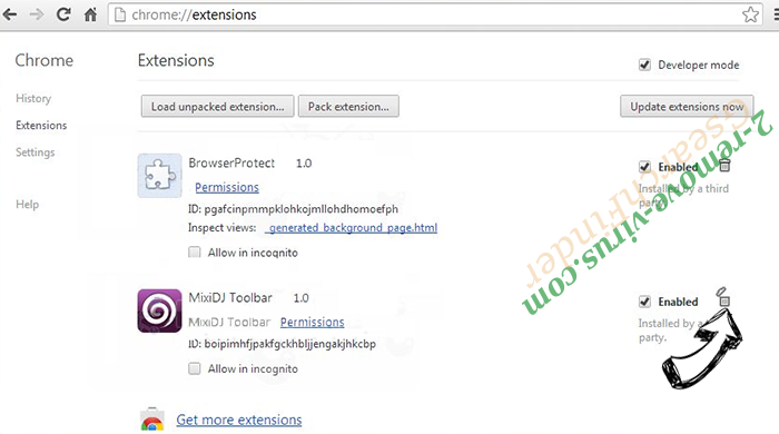 Search.searchgstt.com Chrome extensions remove