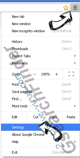 SearchWebHelp.com Chrome menu