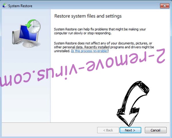 Get rid of BB ransomware - restore init