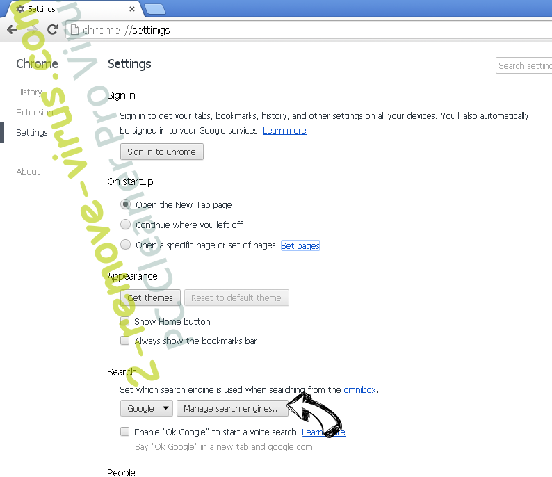 Google Bebeh Chrome extensions disable