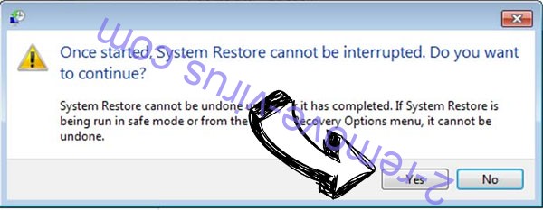 LIVE TEAM ransomware removal - restore message