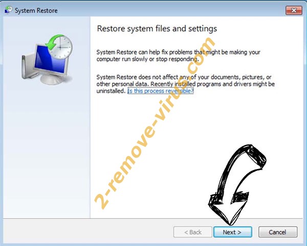 Get rid of Elantra ransomware - restore init
