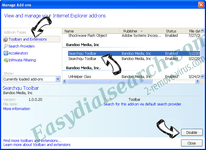 Search.mysafesearch.net IE toolbars and extensions