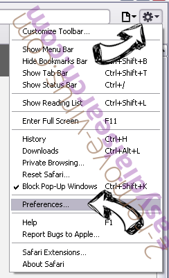 The Good Caster Virus Safari menu