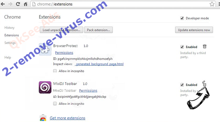 Safe Finder Virus Chrome extensions remove