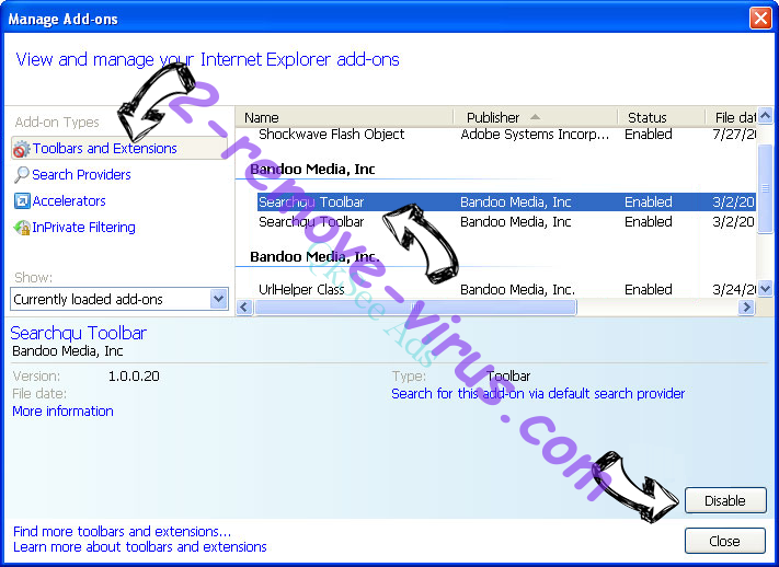 Search.youronlineshoppingnow.com IE toolbars and extensions