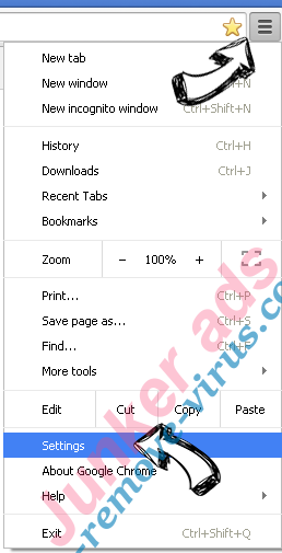 Suggest4you.com virus Chrome menu