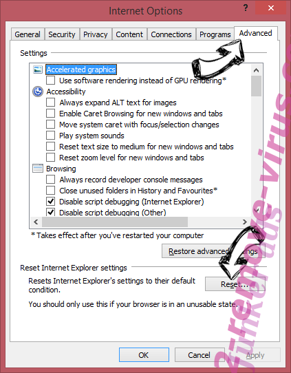 Bloom Adware IE reset browser