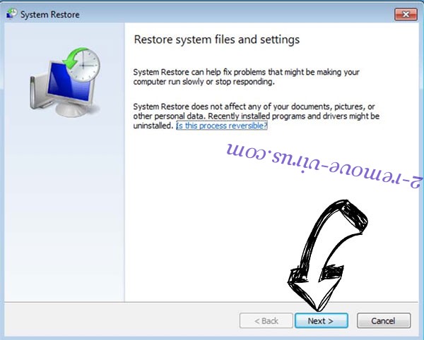 Get rid of Dapo ransomware - restore init