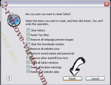 AdBlock 360 Adware Safari reset