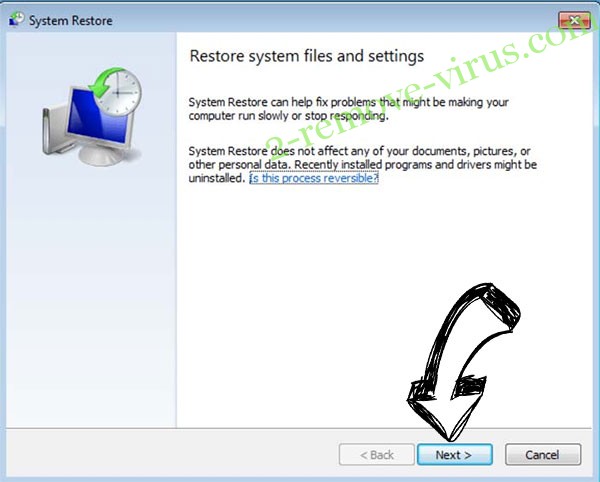 Get rid of Alienlock ransomware - restore init