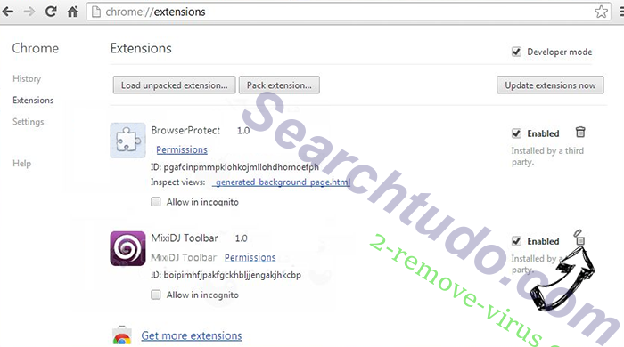 Hohosearch.com Chrome extensions remove