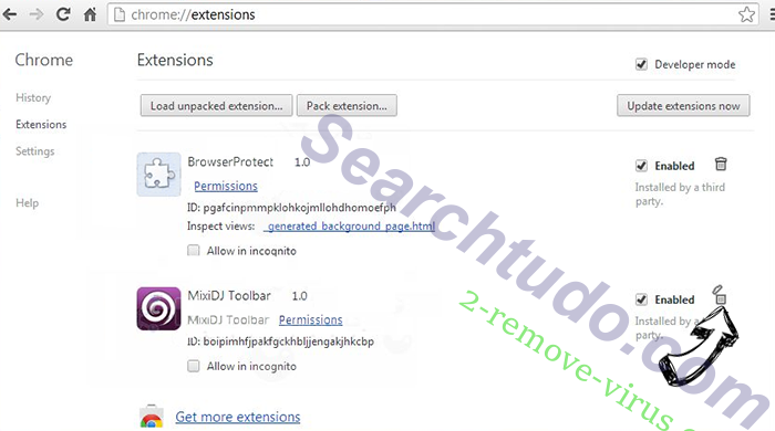 Increaseofprofit Virus Chrome extensions remove