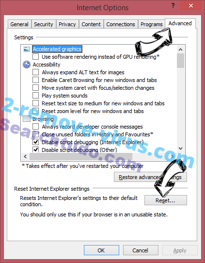 Fake Adobe Flash Player update alert IE reset browser