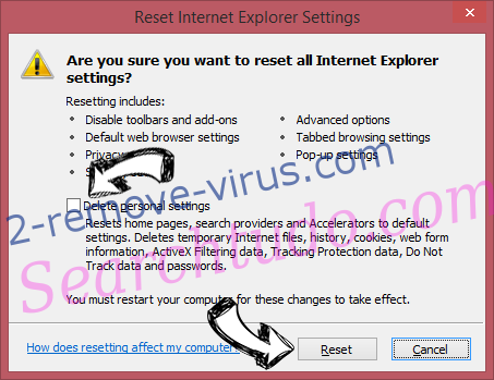 Internet-start.net virus IE reset