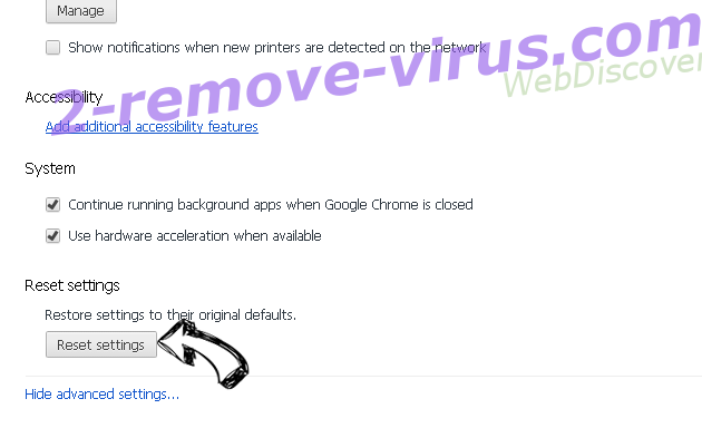 AdsRemoved - AdBlocker Chrome advanced menu