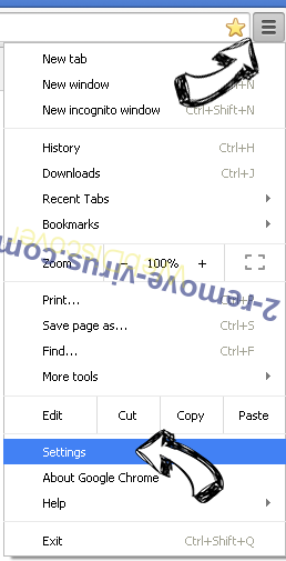 Search.searchfefc3.com Chrome menu