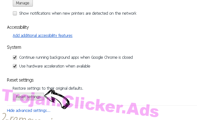 ProfessionalHelper Adware Chrome advanced menu