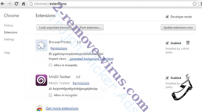 ProfessionalHelper Adware Chrome extensions remove