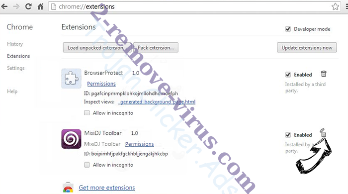 Trojan.Clicker.Ads Chrome extensions remove