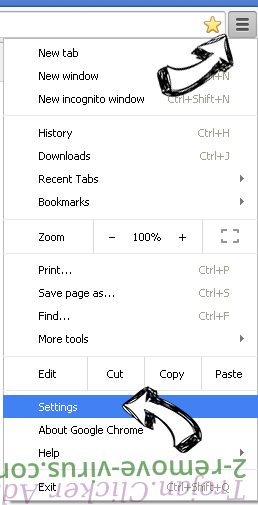 QuickCouponSearch Chrome menu