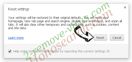 Seekdns.com Chrome reset