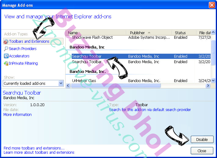 ExplorMatrix Search IE toolbars and extensions