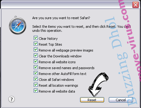 Search.newtabfun.com Safari reset