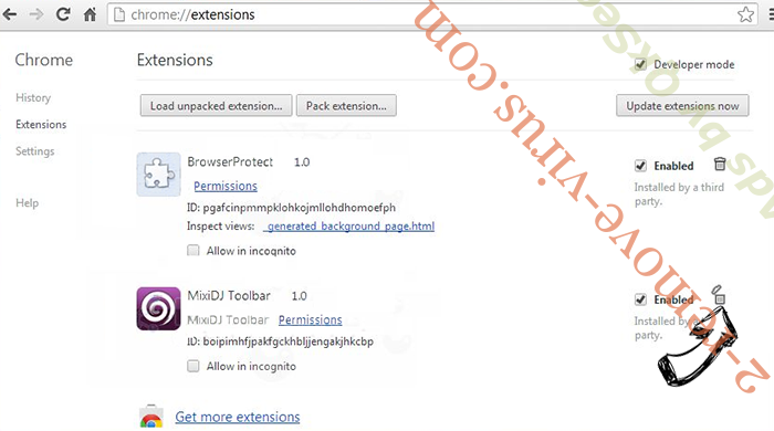 yourprizeszx sites Chrome extensions remove