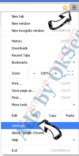 Websearch.eazytosearch.info Chrome menu