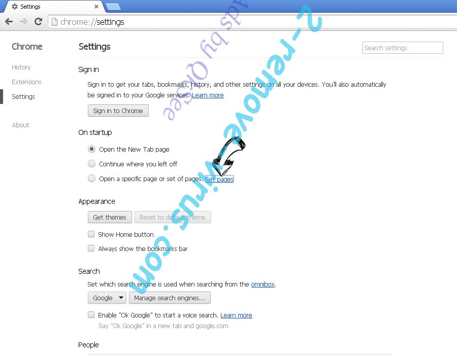 yourprizeszx sites Chrome settings