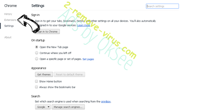 yourprizeszx sites Chrome settings