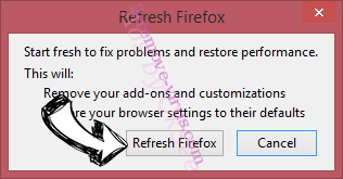 SearchStreams Firefox reset confirm