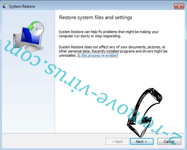 Get rid of Crab File Virus - restore init