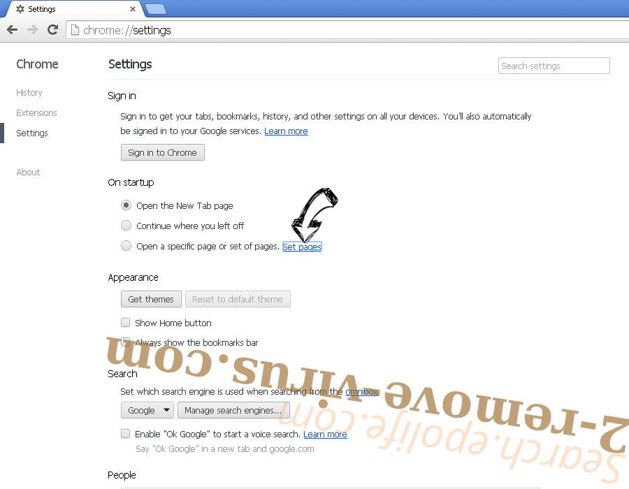 Eouldeco.online Chrome settings
