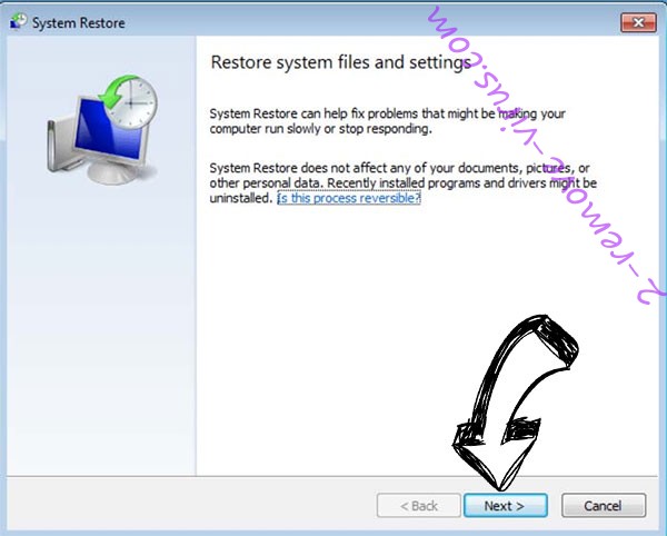 Get rid of .Udla ransomware Virus - restore init