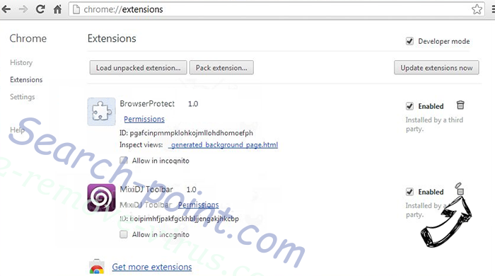 Freeadvworld.com Ads Chrome extensions remove