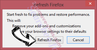 Search.easyinterestsaccess.com Firefox reset confirm