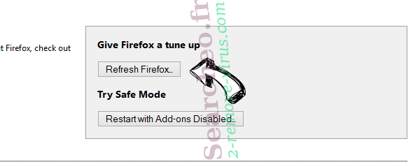 PrimaryFunction adware Firefox reset
