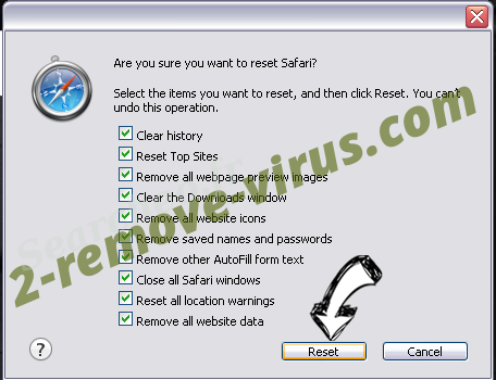 PrimaryFunction adware Safari reset