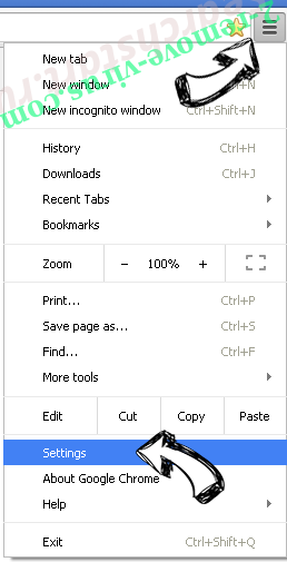 I-search.us.com Chrome menu