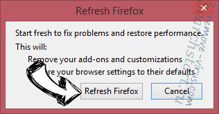 UltraLocator Firefox reset confirm