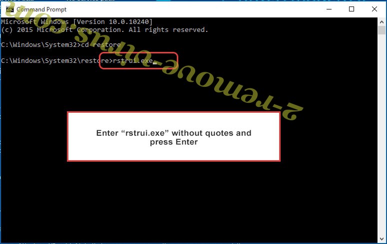 Delete Nssm.exe Virus - command prompt restore execute