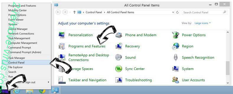 Delete Inbox Ace Toolbar from Windows 8