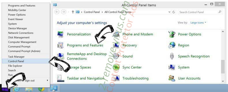 Delete Content Protector Ads from Windows 8